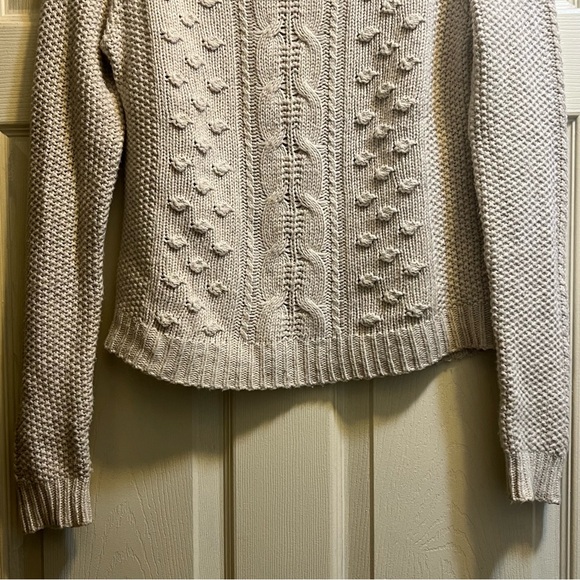 ZARA Women's Gray Knit Pullover Sweater Size M Long Sleeve Casual - Picture 3 of 8